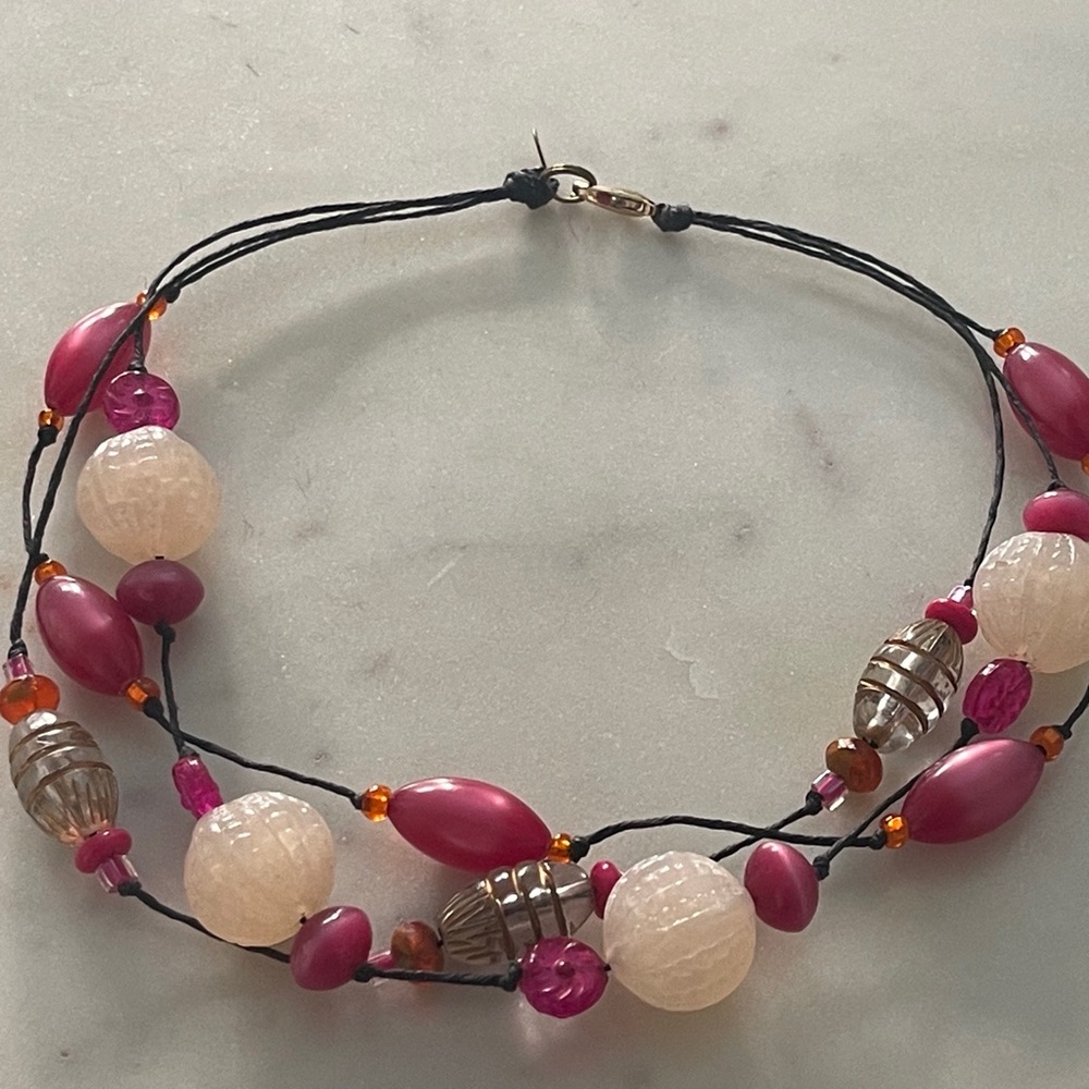 Teresa Goodall vintage handcrafted necklace.